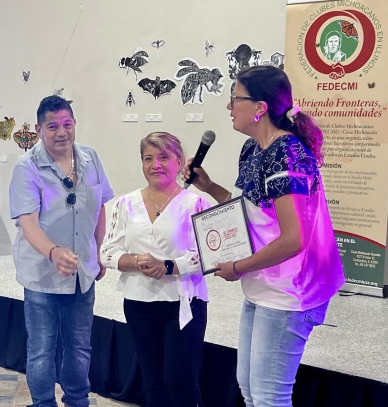 Especial reconocimiento a la senadora de Illinois Karina Villa