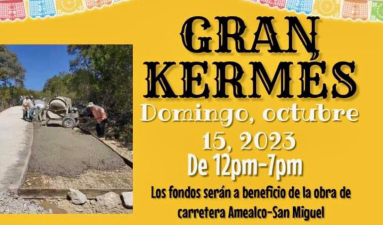 El Comité de Amealco los invita a una Gran Kermés