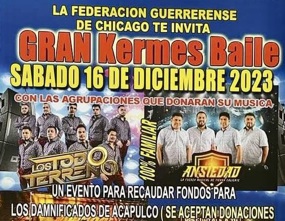 PIDEN GUERRERENSES MASIVA ASISTENCIA A EVENTO PROGRAMADO EN BENEFICIO DE VÍCTIMAS DE OTIS, EN ACAPULCO…