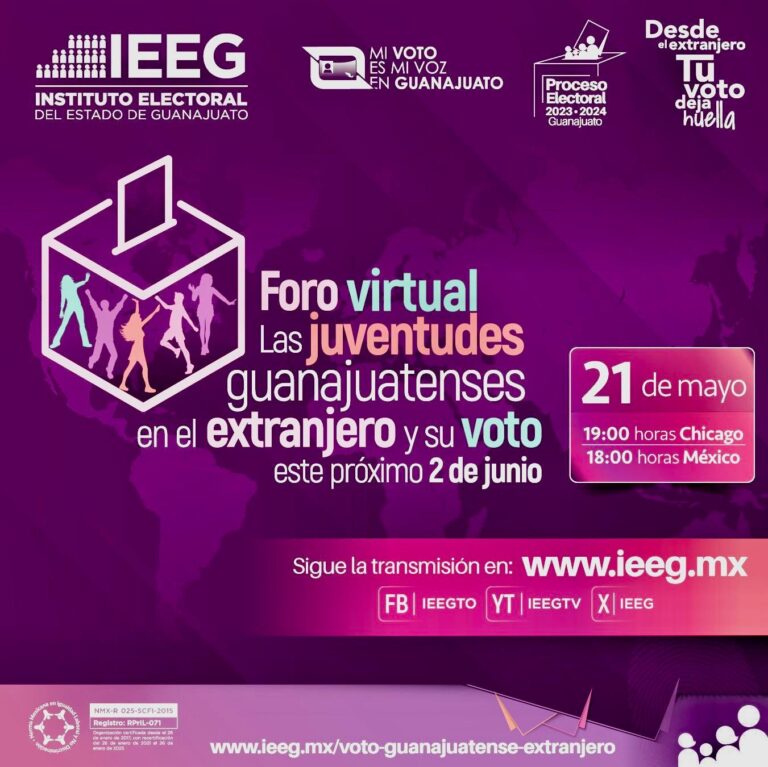 Foro virtual de juventudes, rumbo a las elecciones presidenciales de junio en México…