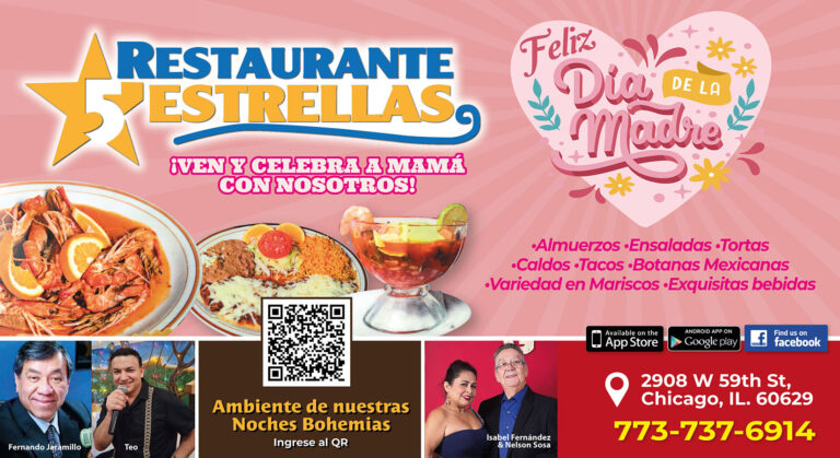 CELEBRA ESTE “DÍA DE LAS MADRES” EN RESTAURANTE 5 ESTRELLAS…