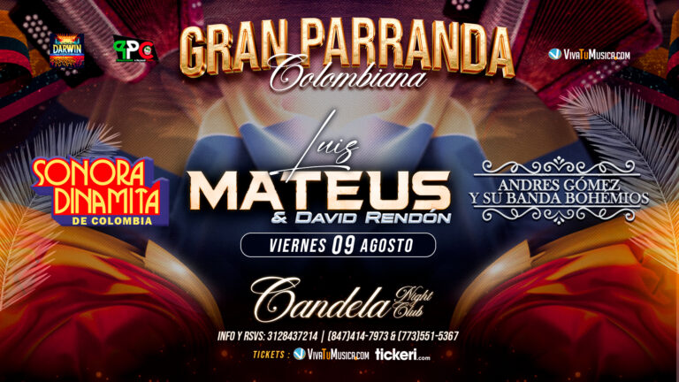 ¡Gran parranda vallenata con Luis Mateus!’ en Niles, Illinois…