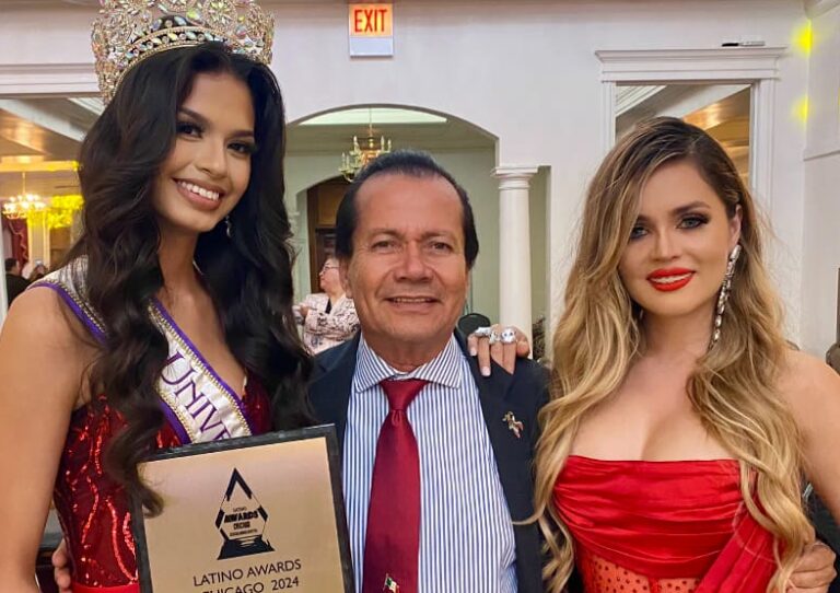 Presidente de Buenavista de Cuéllar, Guerrero, engalanó la ceremonia de entrega de los “Latino Awards Chicago 2024”