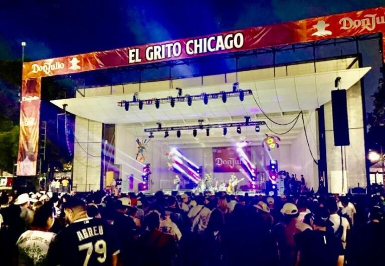 Alcalde de Chicago engalanó “El Grito” en el Grant Park…