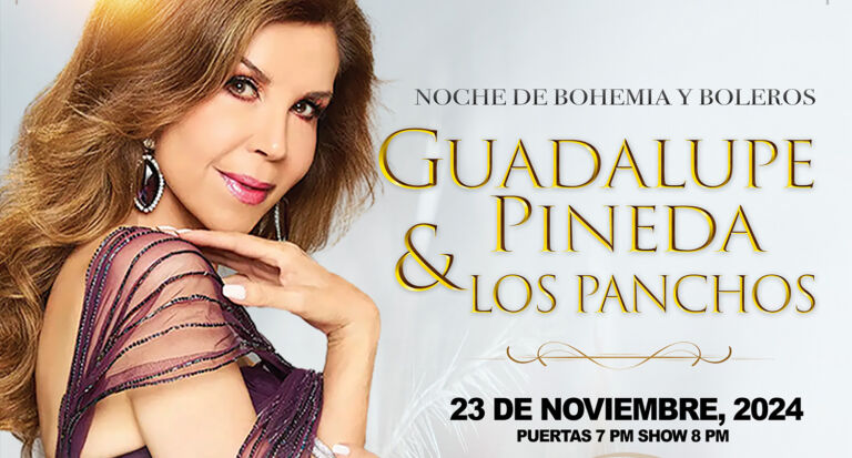 Noche bohemia y de boleros, con Guadalupe Pineda y Los Panchos…
