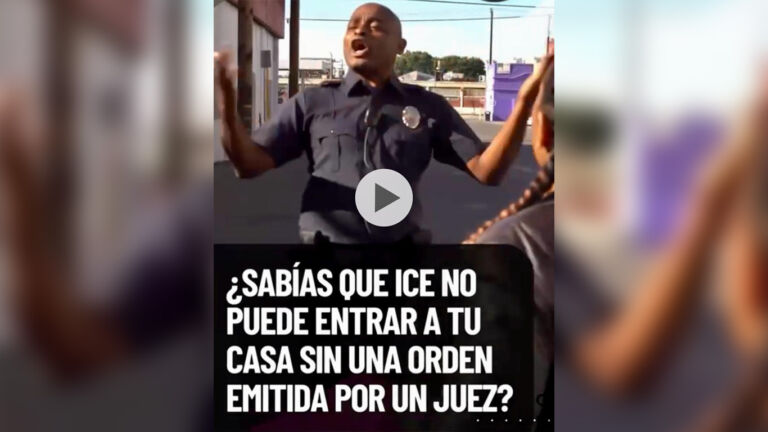¡AGENTES DEL ICE NO PUEDEN ENTRAR A TU CASA SIN UNA ORDEN JUDICIAL!