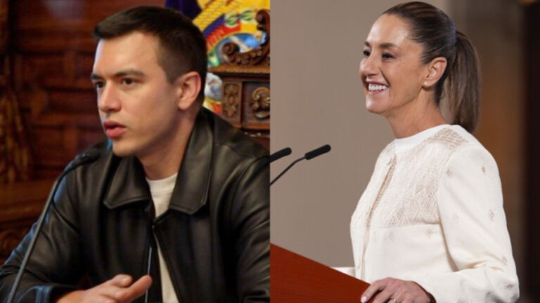 DICE PRESIDENTA DE MÉXICO: “No reanudaremos relaciones con Ecuador tras ‘dudoso triunfo’ de Noboa”