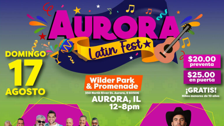 Aurora Latin Fest este próximo 17 de agosto